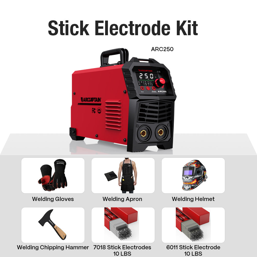 Arccaptain ARC250 250A 230V Professional Stick Welder
