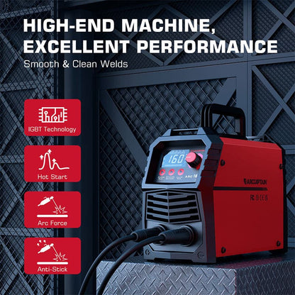 Arccaptain ARC160 110/220V SYN Portable Small Stick Welder