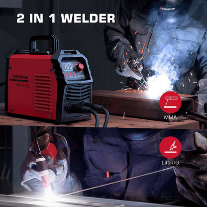Arccaptain ARC160 110/220V SYN Portable Small Stick Welder