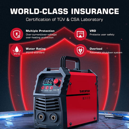 Arccaptain ARC160 110/220V SYN Portable Small Stick Welder