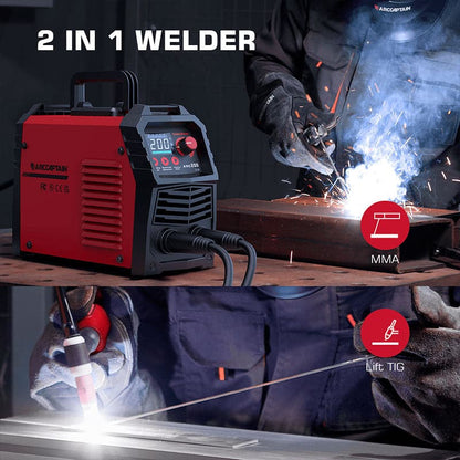 Arccaptain ARC200 Dual Voltage Easy To Use Stick Welder