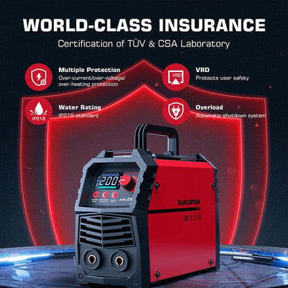 Arccaptain ARC200 Dual Voltage Easy To Use Stick Welder