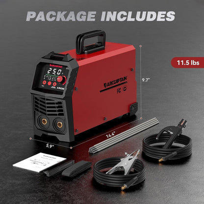 Arccaptain ARC250 250A 230V Professional Stick Welder
