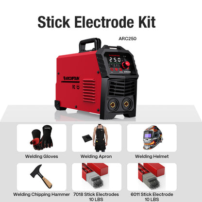 Arccaptain ARC250 250A 230V Professional Stick Welder