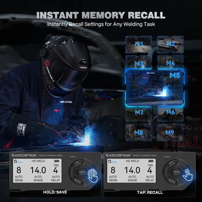 Sensecore X200 Smart Control Welding Helmet for Professional Welder