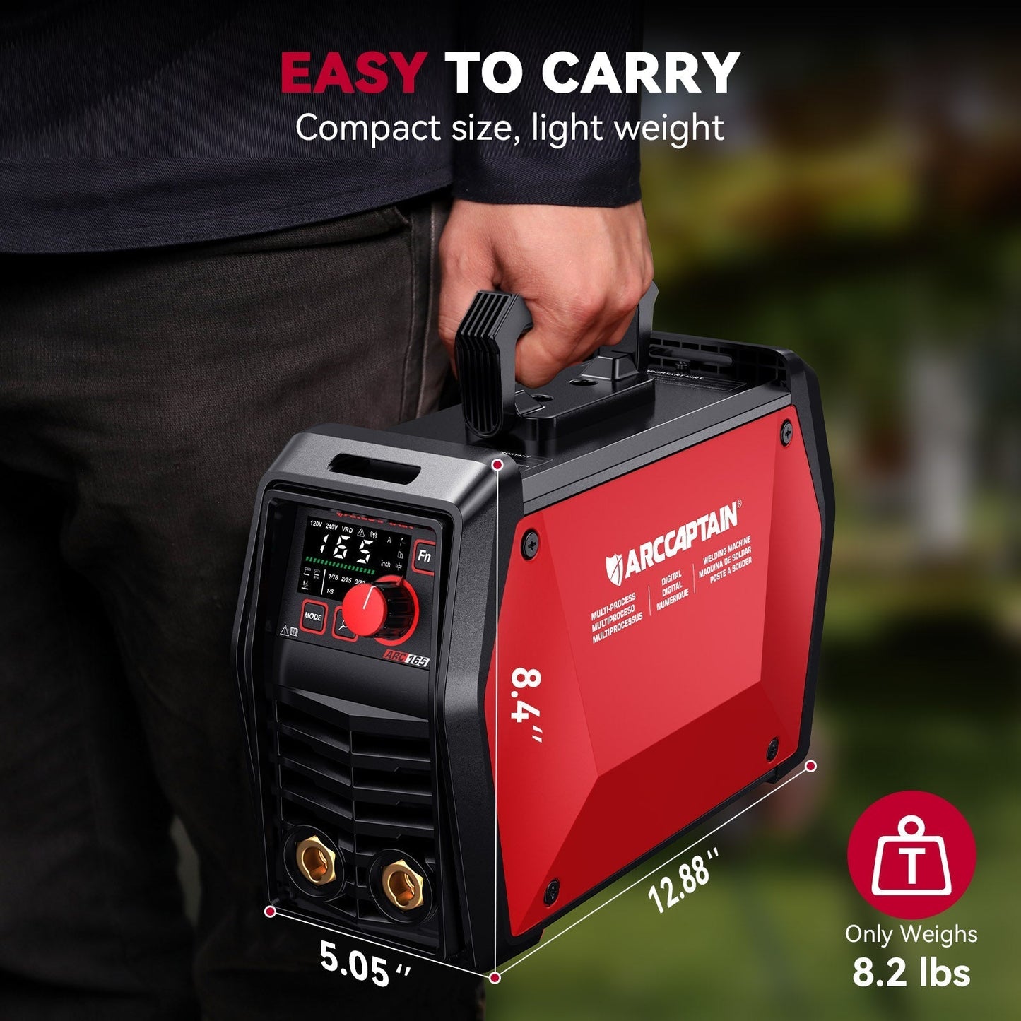 Arccaptain iControl ARC165 PRO Advanced SYN Stick and Lift TIG Welder