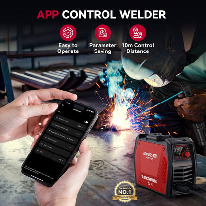 Arccaptain ARC205 Pro Dual Voltage SYN Stick Welder