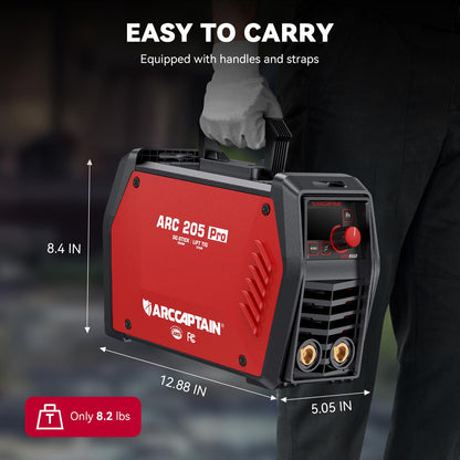 Arccaptain ARC205 Pro Dual Voltage SYN Stick Welder