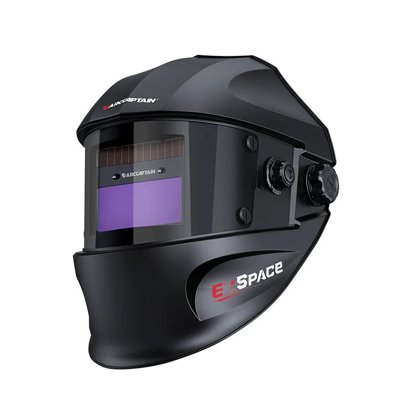 EXSpace X100 Welding Helmet Auto Dark with Light Black