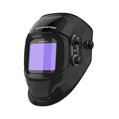 VisionMax X200 Auto Darkening Welding Helmet Black Gloss Coating