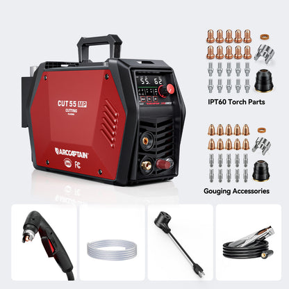 Arccaptain CUT55 MP Multi-Process Pilot Arc Plasma Cutter