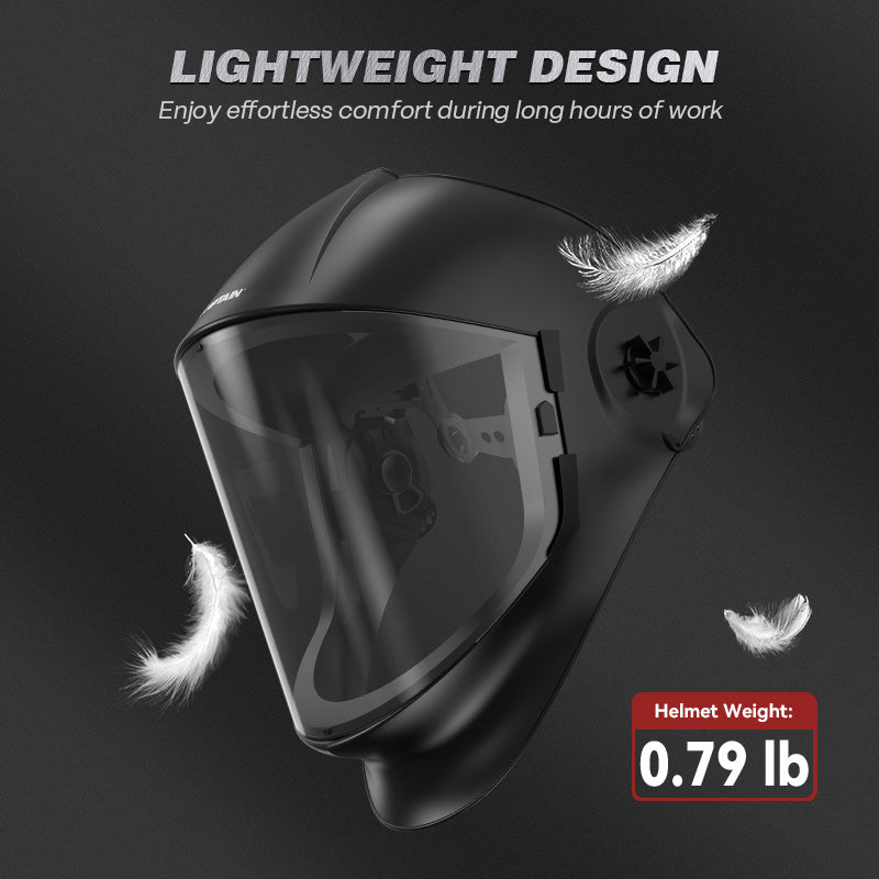 Arccaptain Clear Full Face Shield for Grinding and Cutting Work