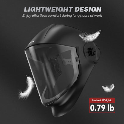 Arccaptain Clear Full Face Shield for Grinding and Cutting Work