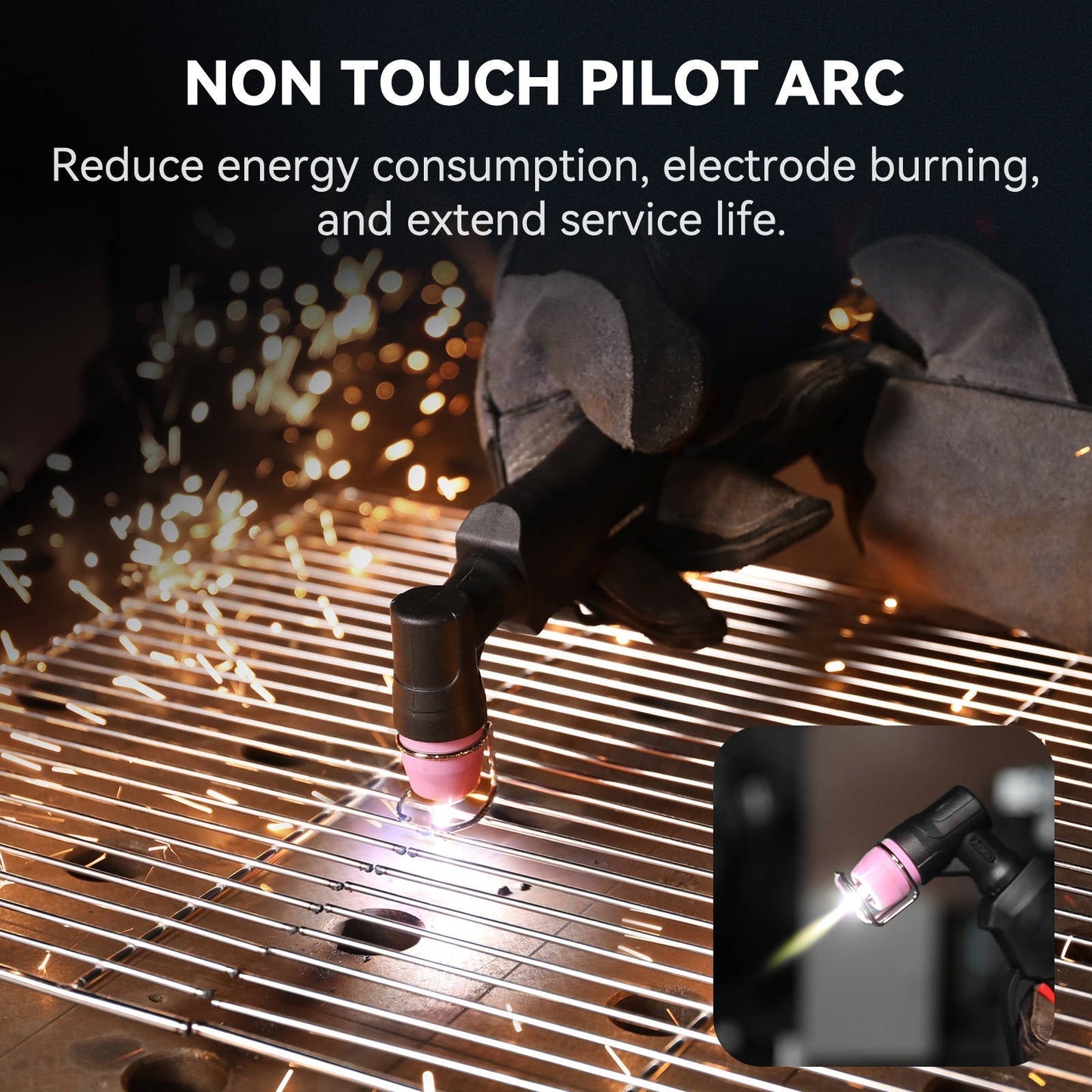 Arccaptain CUT55 HF Pilot Arc Plasma Cutter for Thick Plate