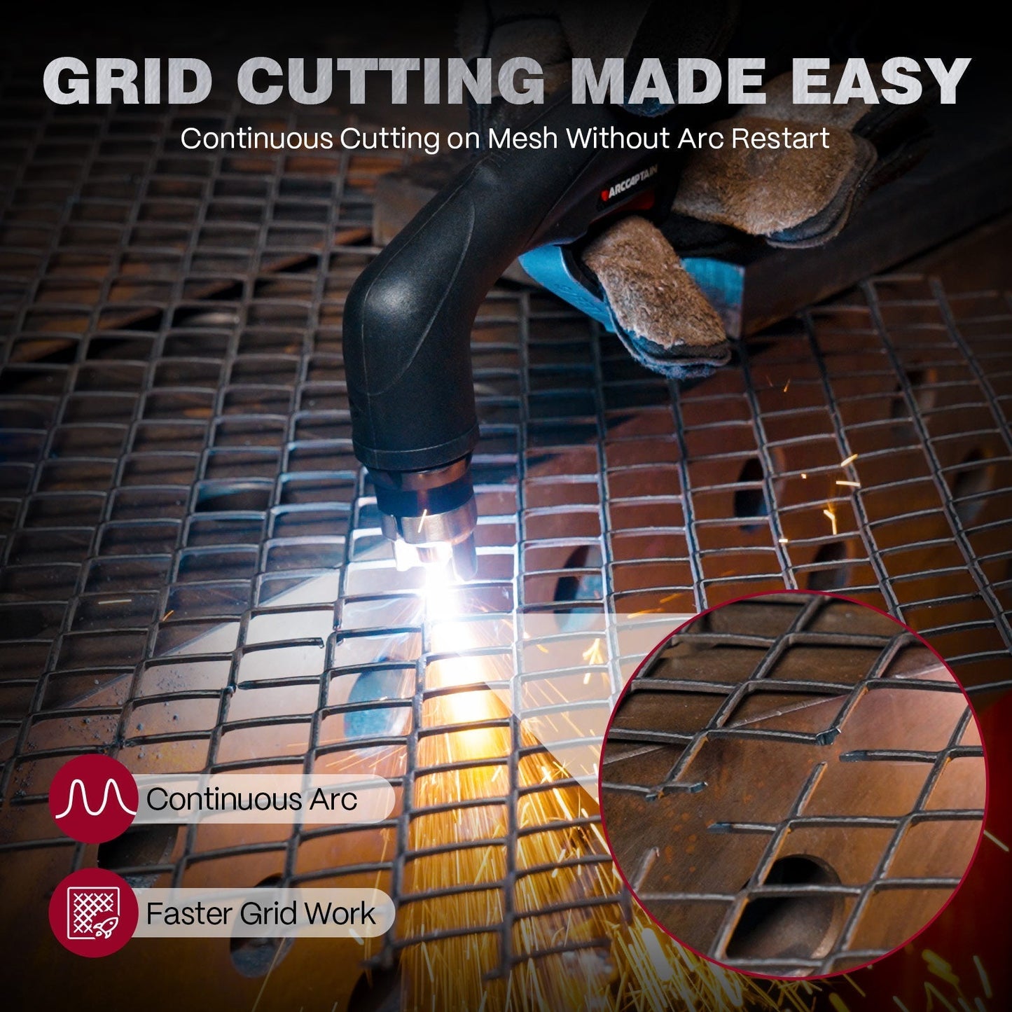 Arccaptain CUT65MP NON-HF CNC Plasma Cutter