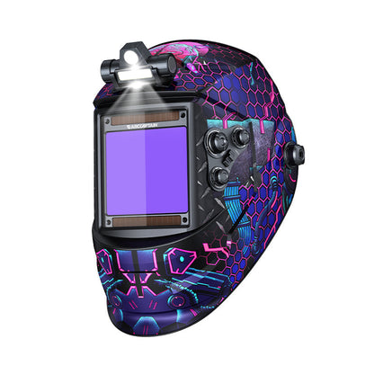 CozyCraft X200 Auto Dark True Color Welding Helmet with LED Light
