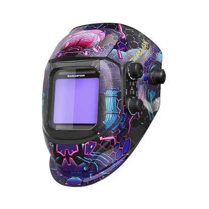 VisionMax X200 Large Viewing Screen Welding Hood Cyber Neuron