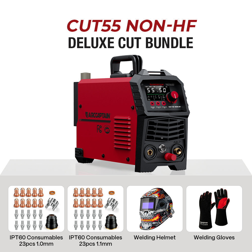 Arccaptain CUT55 NON-HF Plasma Cutter Dual Voltage