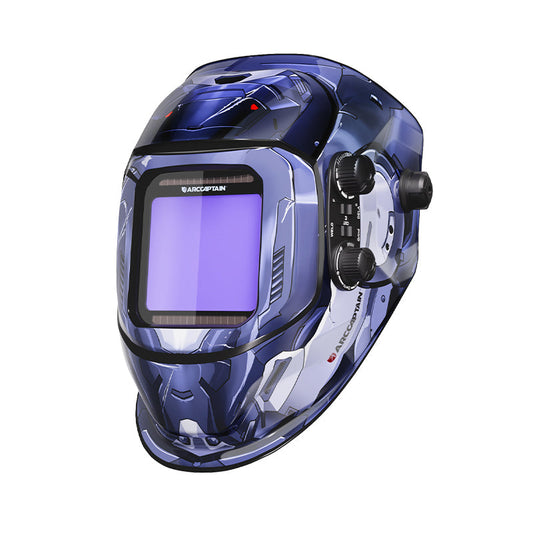 VisionMax X200 Large View 3.94"X3.66" Welding Helmet Interstellar Soldier