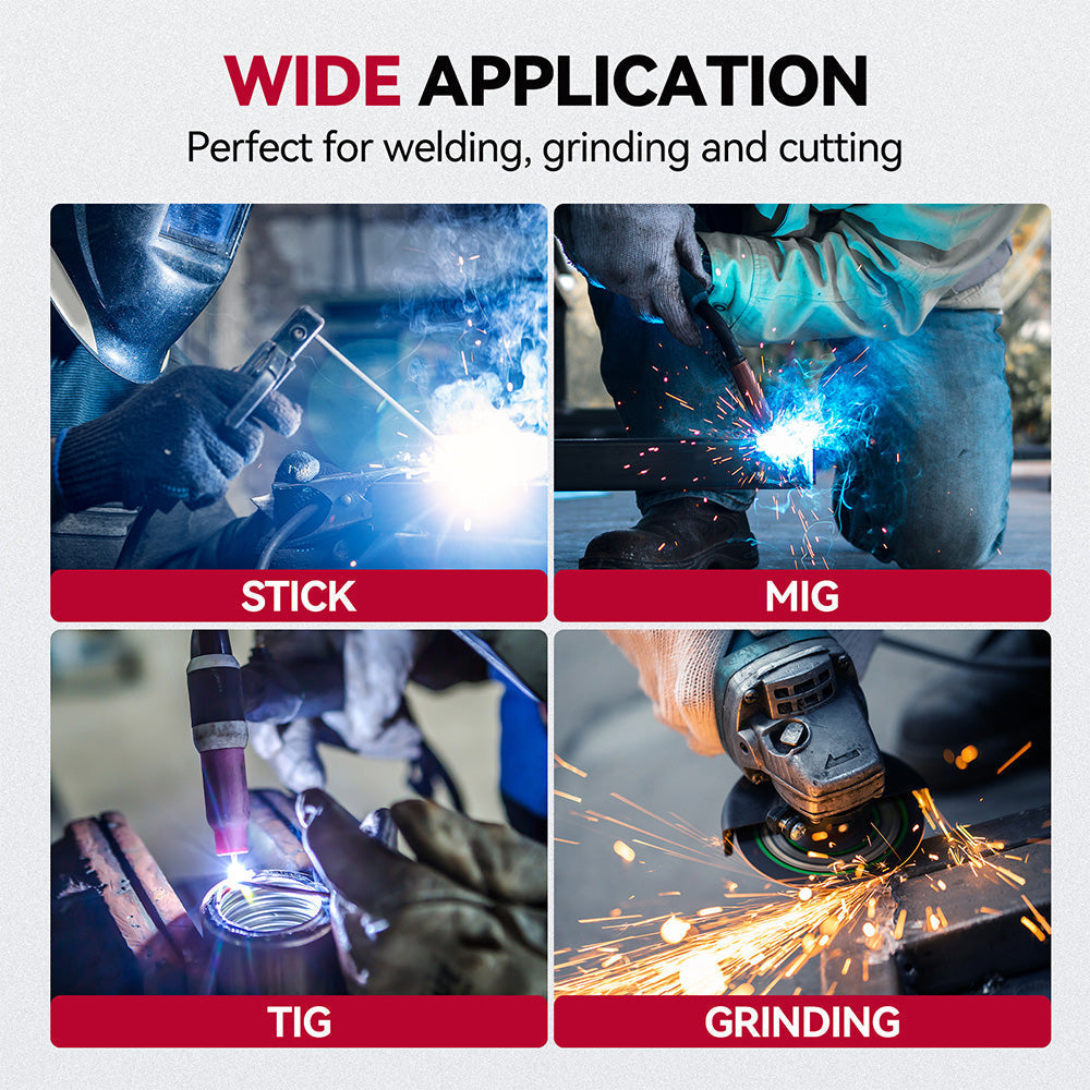 EXSpace X200 Large Viewing Screen Welding Hood Ink Splash