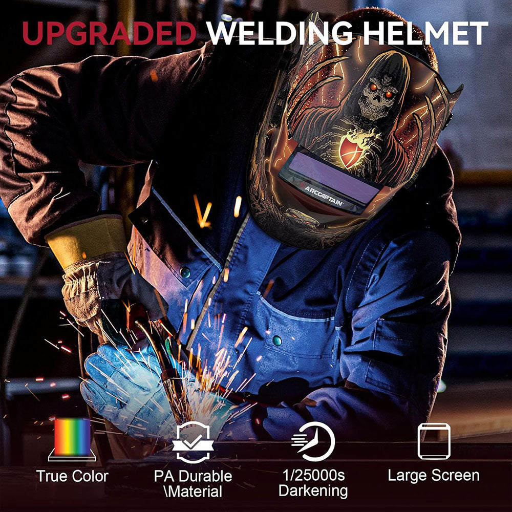 ClearLite X100 Lightweight Comfortable Protective Helmet Death Skull