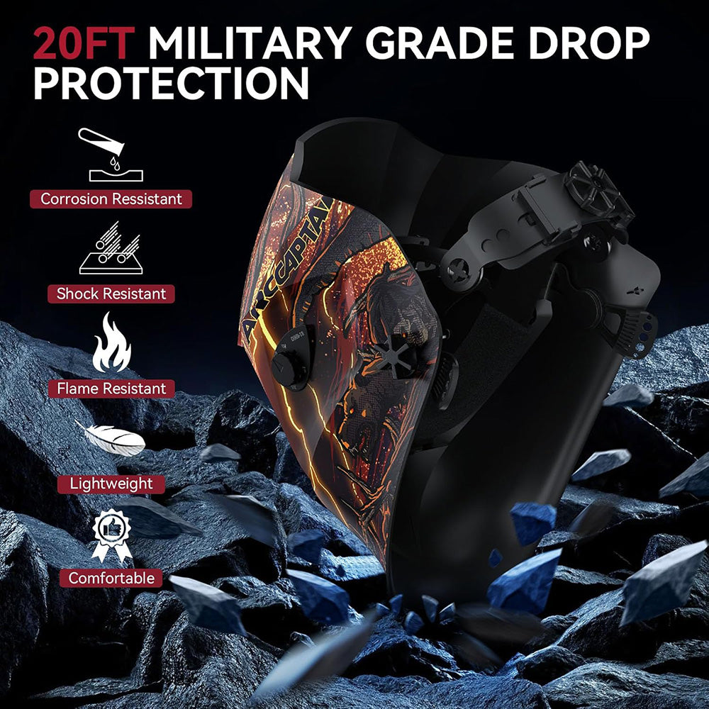 ClearLite X100 Lightweight Comfortable Protective Helmet Death Skull
