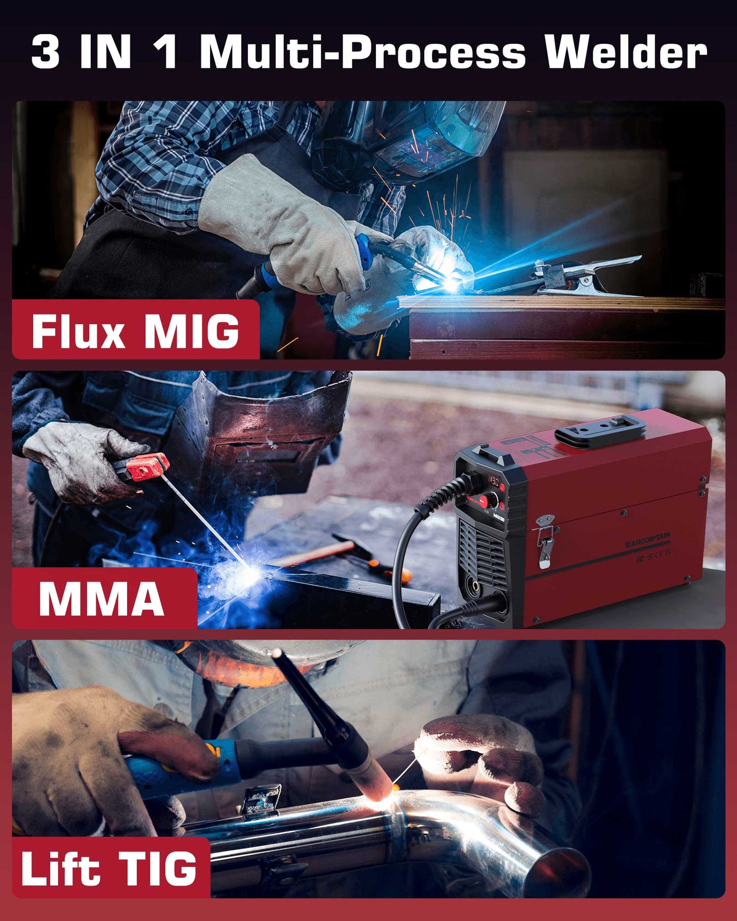 Used MIG Welder MIG130 Second-hand Portable Flux Core Welder
