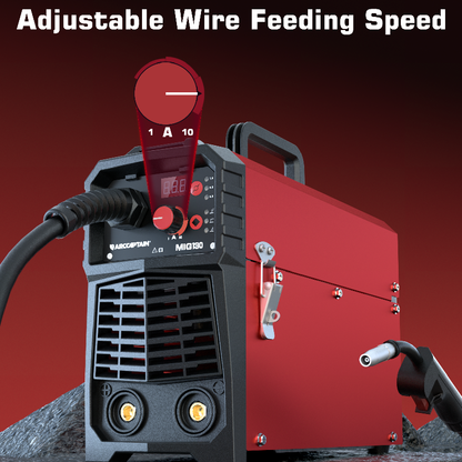 Used MIG Welder MIG130 Second-hand Portable Flux Core Welder