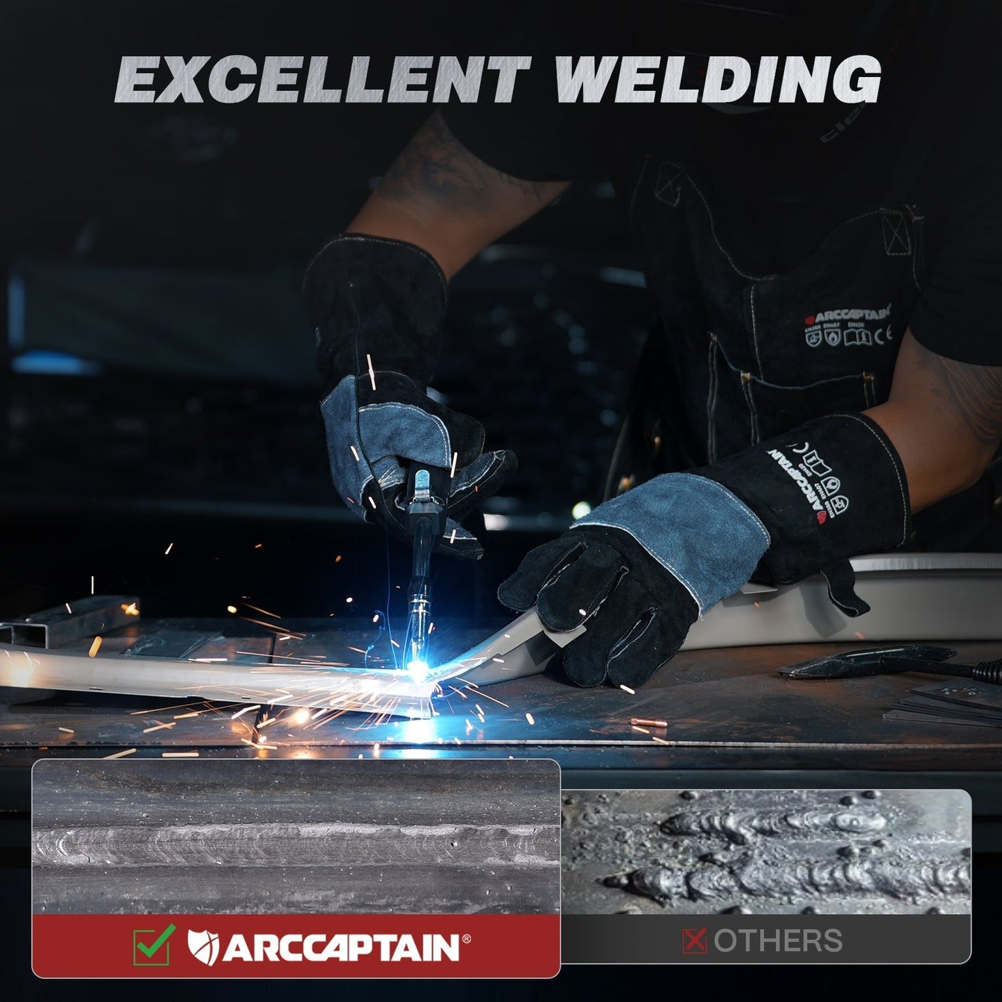 Arccaptain MIG135 Three in One 110V Gasless MIG Welder