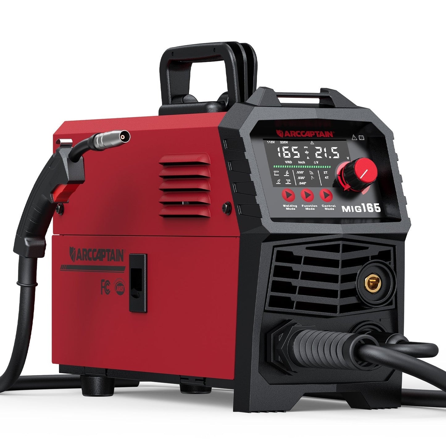 Arccaptain MIG160 4 in 1 Dual Voltage MIG Welder