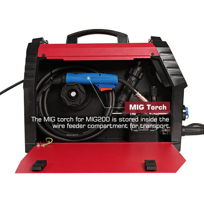 Arccaptain MIG200 Multi Process MIG Welder User-Friendly