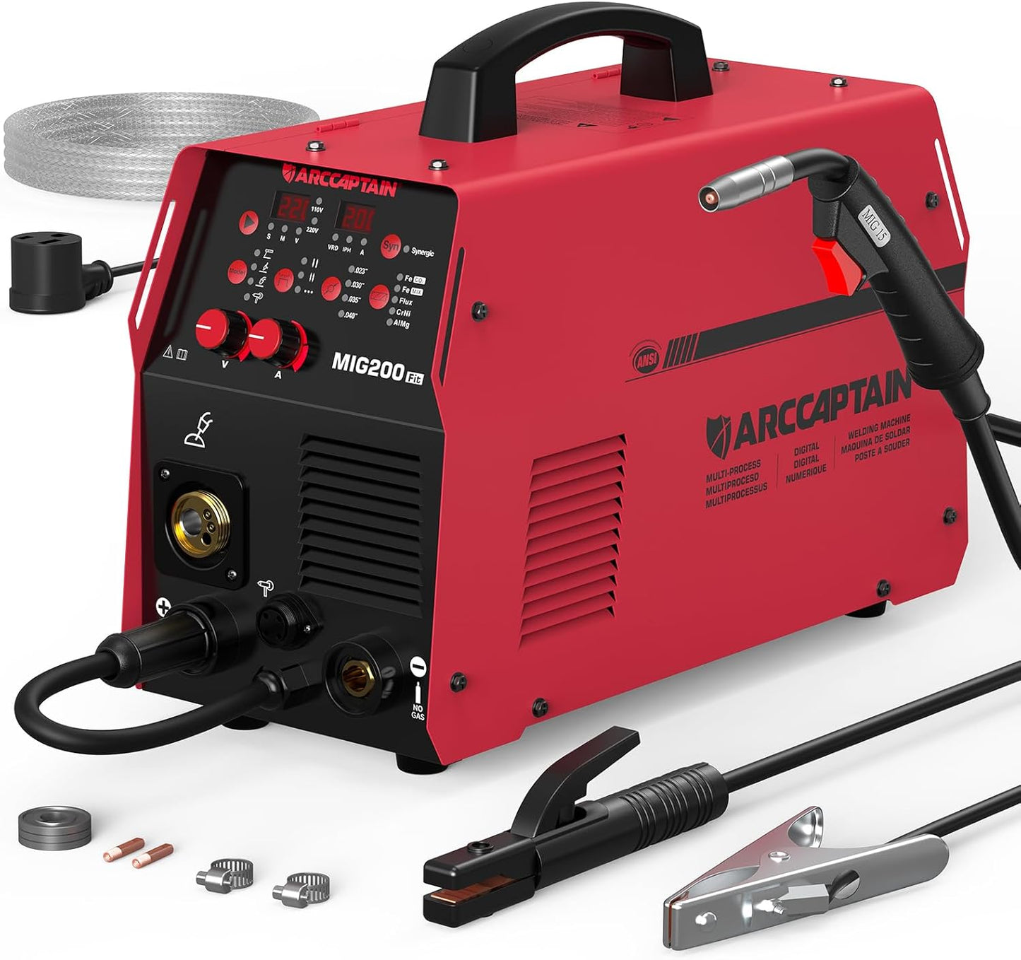 Arccaptain MIG200 Fit Affordable Multifunctional MIG Welder For Beginners