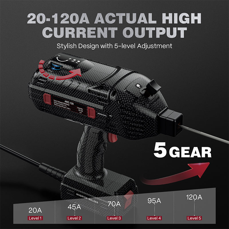 Arccaptain ARC120 Portable Handheld Welder 110V Stick Welder