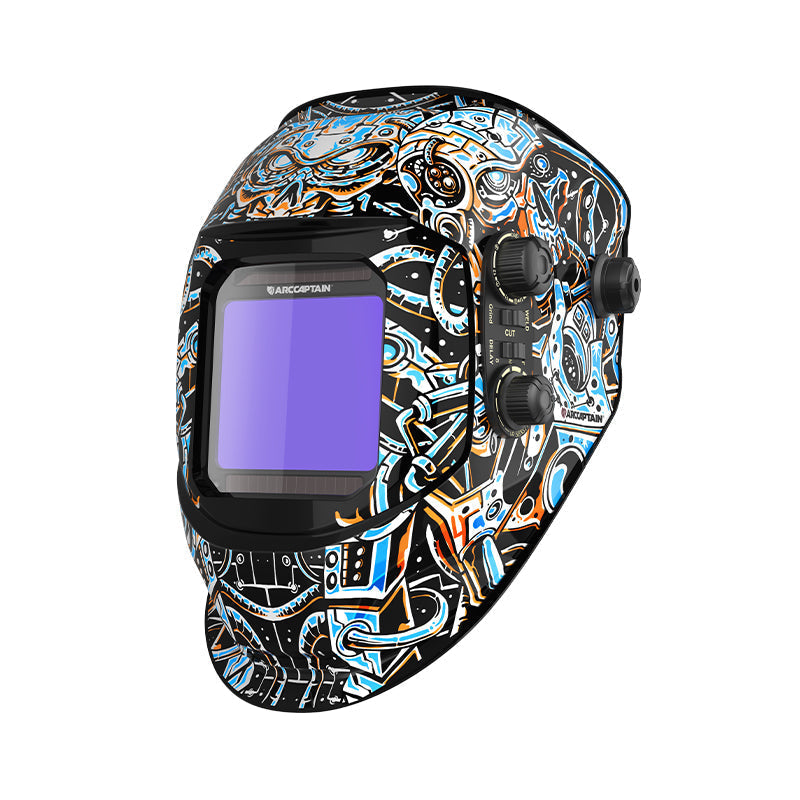 VisionMax X200 True Color Auto Darken Welding Helmet 3.94"X3.66"