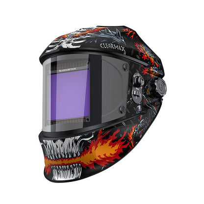 EXSpace X200 Auto Darkening Welder Helmet Skull Knight