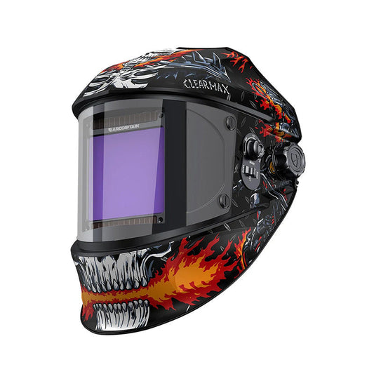 EXSpace X200 Auto Darkening Welder Helmet Skull Knight