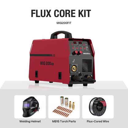 Arccaptain MIG200 Fit Affordable Multifunctional MIG Welder For Beginners