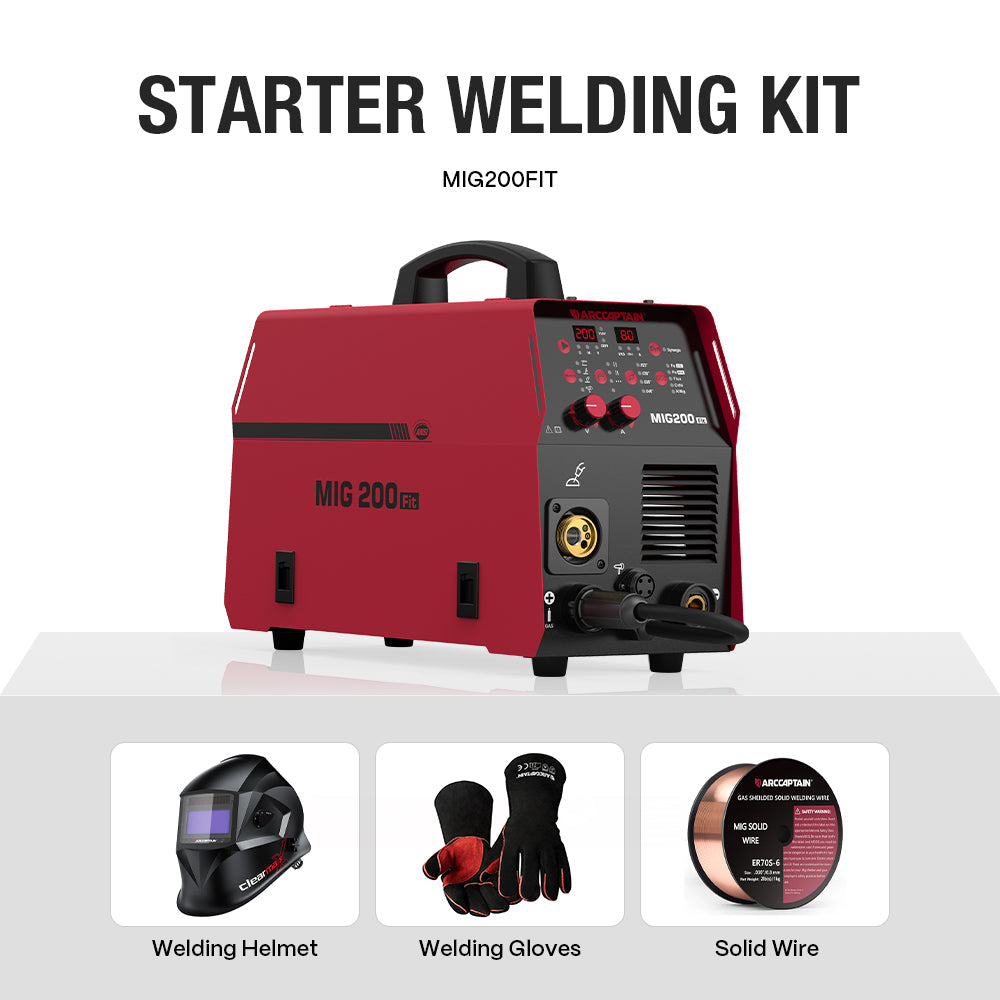 Arccaptain MIG200 Fit Affordable Multifunctional MIG Welder For Beginners