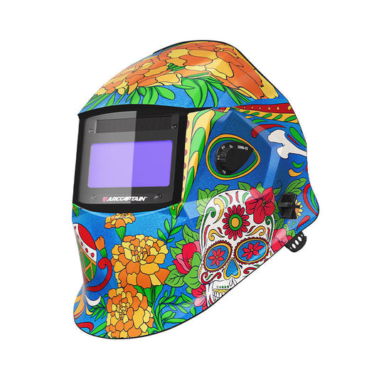 ClearLite X100 True Color Clear View Welding Helmet Sugar Skull Print