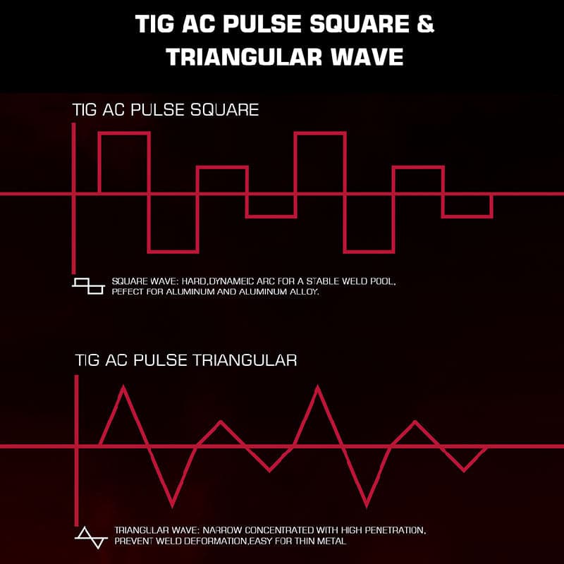 Arccaptain TIG200P AC DC Multi Process Pulse TIG Aluminum Welder