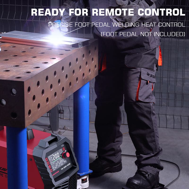 Arccaptain TIG200P AC DC Multi Process Pulse TIG Aluminum Welder