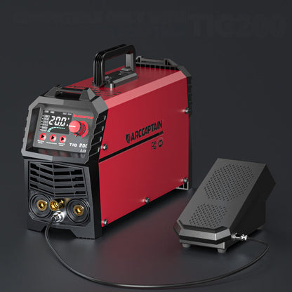 Arccaptain TIG200 DC TIG Welder HF TIG/Stick Inverter Welder