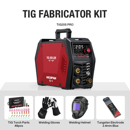 Arccaptain TIG205 Pro DC TIG Spot Cold Welder