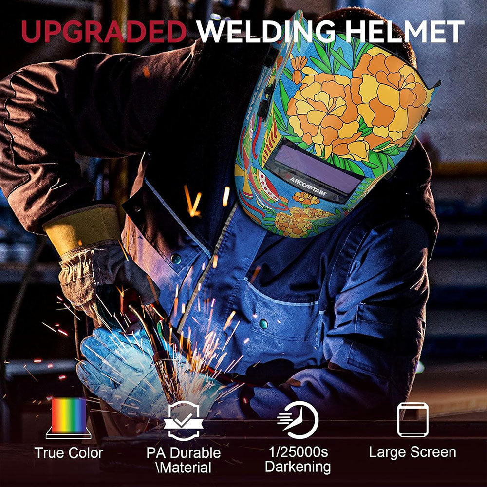 ClearLite X100 True Color Clear View Welding Helmet Sugar Skull Print