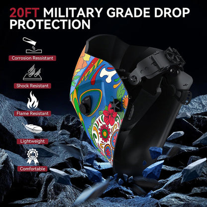 ClearLite X100 True Color Clear View Welding Helmet Sugar Skull Print