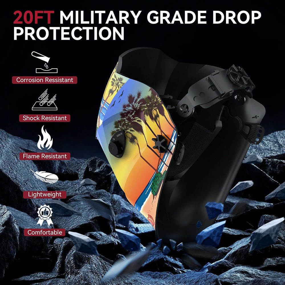ClearLite X100 True Color Lens Welding Helmet Tropical Print