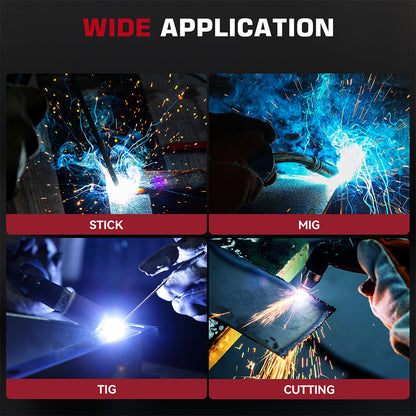 VisionMax X200 True View Solar Power Welding Helmet Mobile Suit