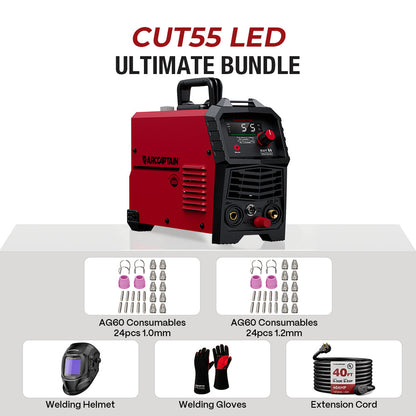 Arccaptain CUT55 HF Pilot Arc Plasma Cutter for Thick Plate