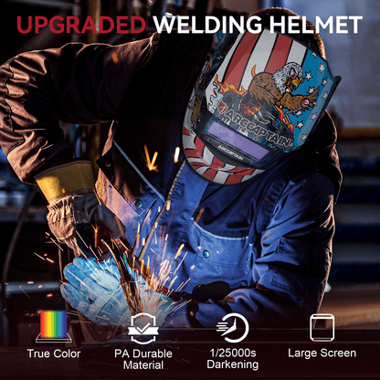 ClearLite X100 True Color Viewing Screen Welding Helmet American Eagle
