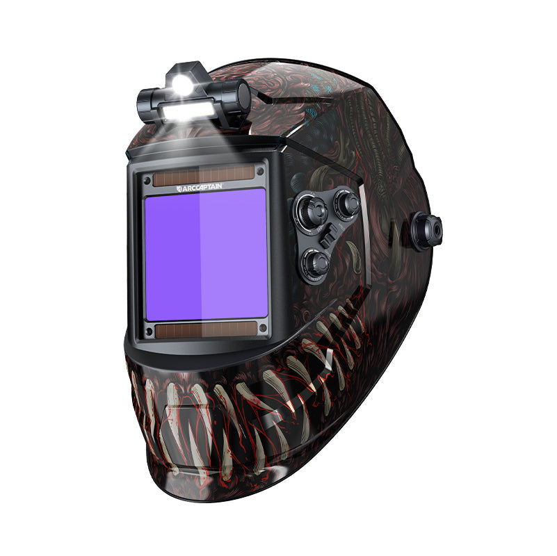 CozyCraft X200 Auto Dark True Color Welding Helmet with LED Light